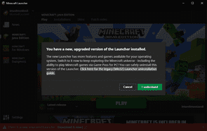 how to update my minecraft launcher